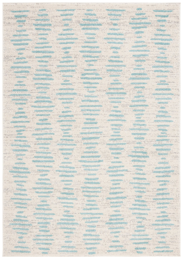 Safavieh Tulum Tul644J Ivory/Turquoise Rug.