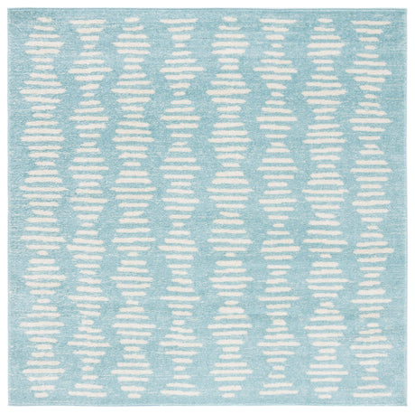 Safavieh Tulum Tul644K Turquoise/Ivory Rug.