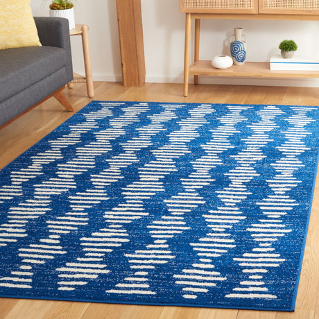 Safavieh Tulum Tul644N Navy/Ivory Rug.