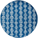 Safavieh Tulum Tul644N Navy/Ivory Rug.