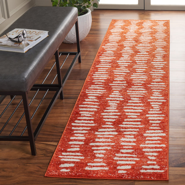 Safavieh Tulum Tul644P Rust/Ivory Rug.