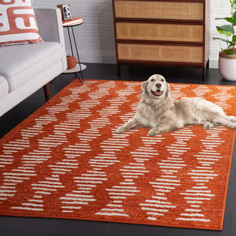 Safavieh Tulum Tul644P Rust/Ivory Rug.