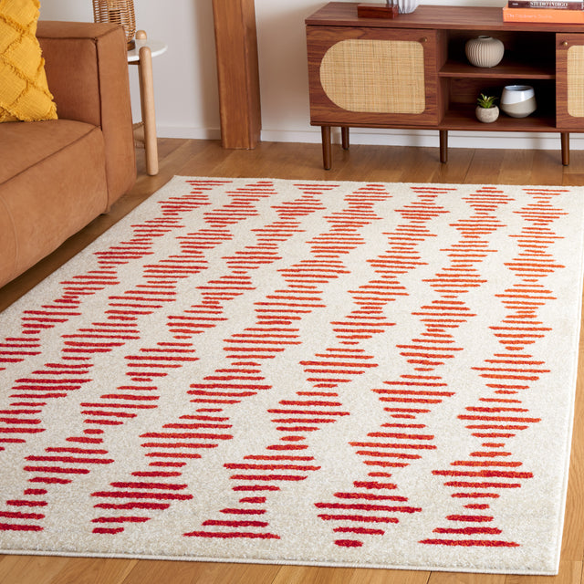 Safavieh Tulum Tul644Q Ivory/Rust Rug.