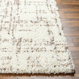 Surya Ultra Shag Utg-2304 Light Silver, Off-White, Ash, Metallic - Silver Rug.