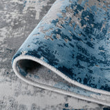 Amer Venice VEN-1 Gray area rug - rolled view
