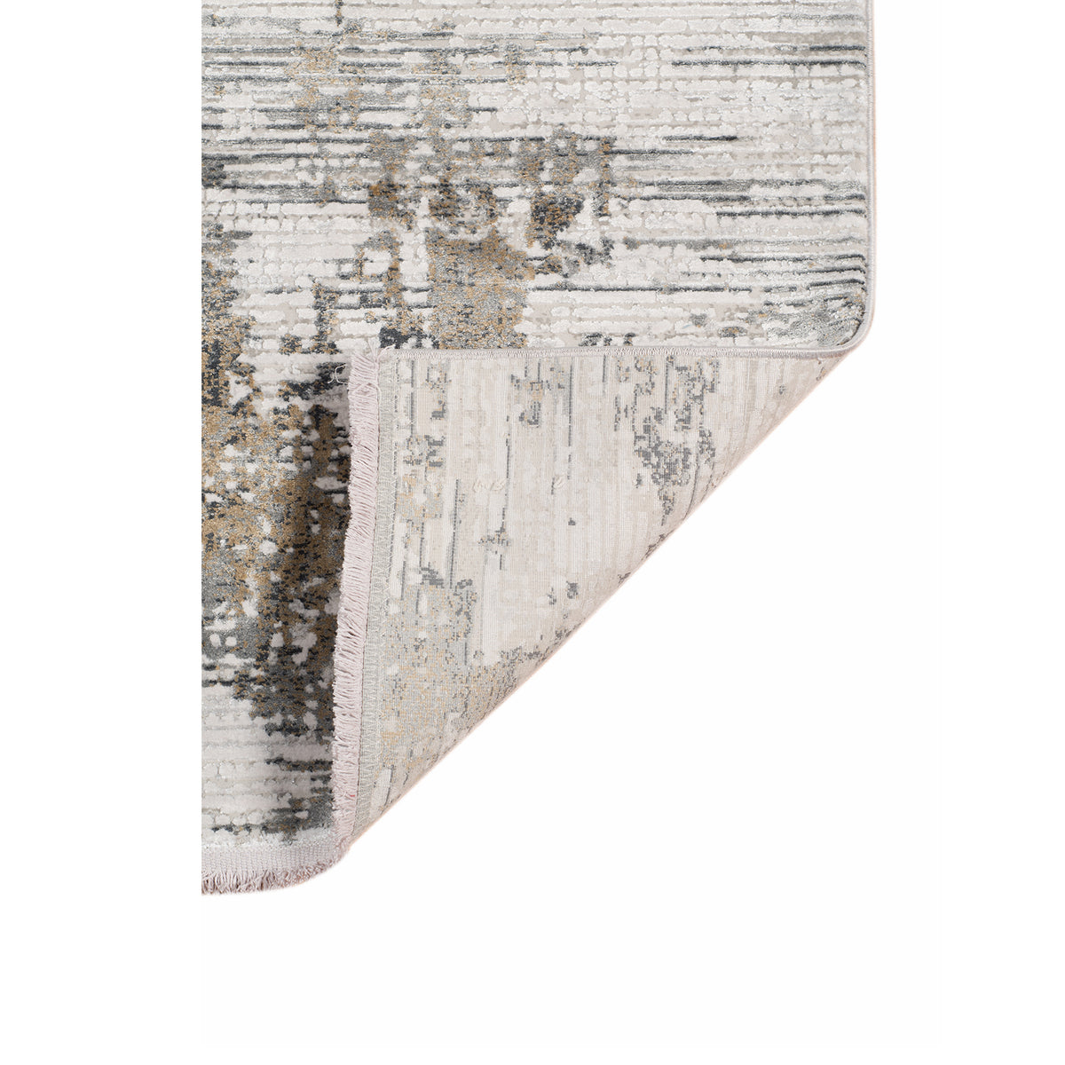 Amer Venice VEN-2 Ivory / Gold area rug - back view