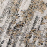 Amer Venice VEN-2 Ivory / Gold area rug - close-up view