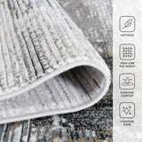 Amer Venice VEN-2 Ivory / Gold area rug - infographic view