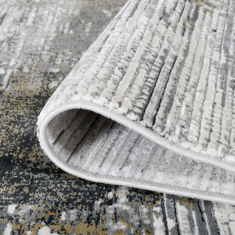 Amer Venice VEN-2 Ivory / Gold area rug - rolled view