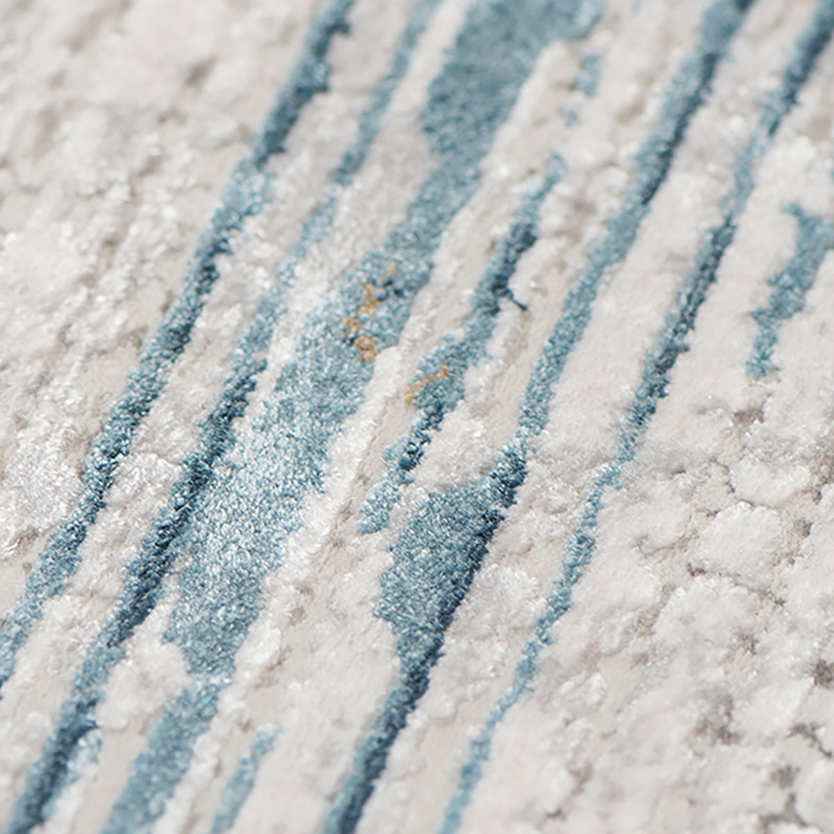 Amer Venice VEN-3 Ivory / Blue area rug - close-up view