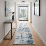 Amer Venice VEN-3 Ivory / Blue area rug - lifestyle view