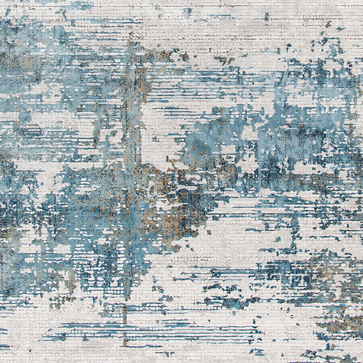 Amer Venice VEN-3 Ivory / Blue area rug - color swatch view