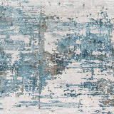Amer Venice VEN-3 Ivory / Blue area rug - color swatch view