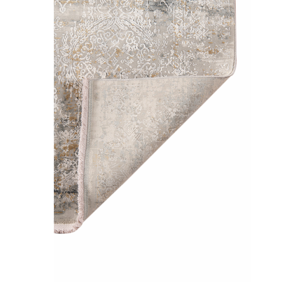 Amer Venice VEN-4 Gray / Gold area rug - back view