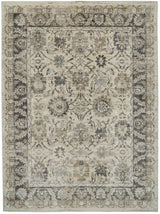 Dynamic Rugs Venedik 17772 Power Loomed Traditional Cream/Grey Rug
