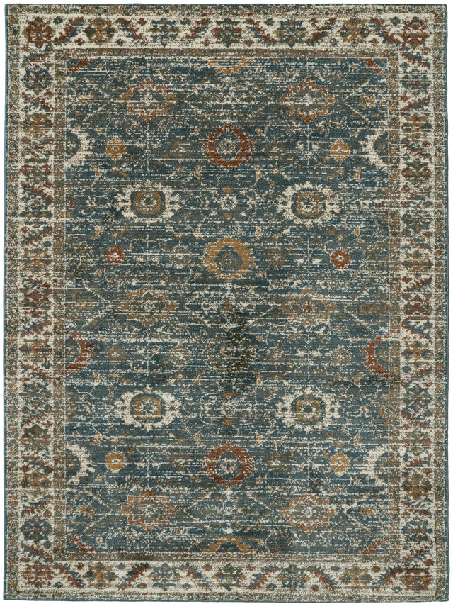 Dynamic Rugs Venedik 17781 Power Loomed Traditional Blue/Multi Rug