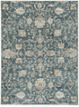 Dynamic Rugs Venedik 17784 Power Loomed Transitional Blue/Cream Rug