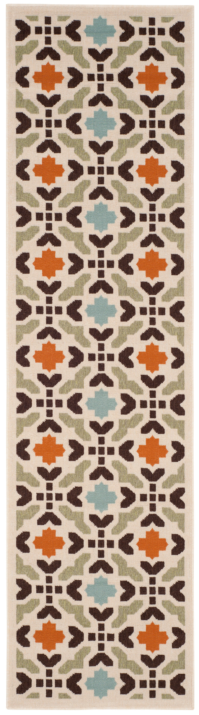 Safavieh Veranda Ver080-712 Cream/Terracotta Rug.