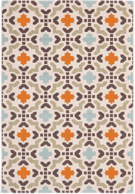 Safavieh Veranda Ver080-712 Cream/Terracotta Rug.