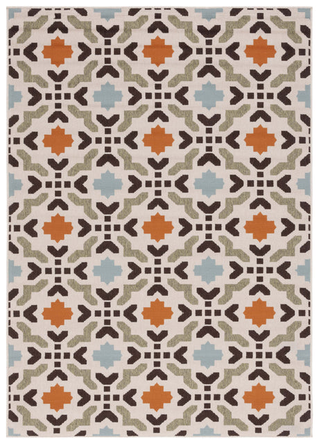 Safavieh Veranda Ver080-712 Cream/Terracotta Rug.