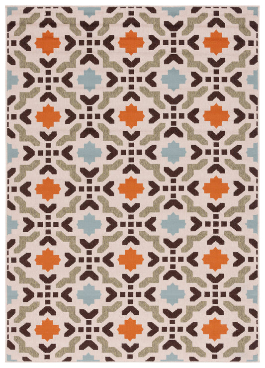 Safavieh Veranda Ver080-712 Cream/Terracotta Area Rug