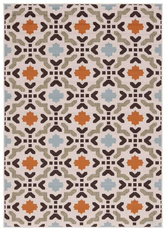 Safavieh Veranda Ver080-712 Cream/Terracotta Rug.