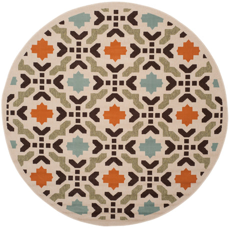 Safavieh Veranda Ver080-712 Cream/Terracotta Rug.