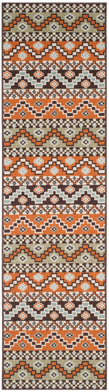 Safavieh Veranda Ver095-752 Terracotta/Chocolate Rug.