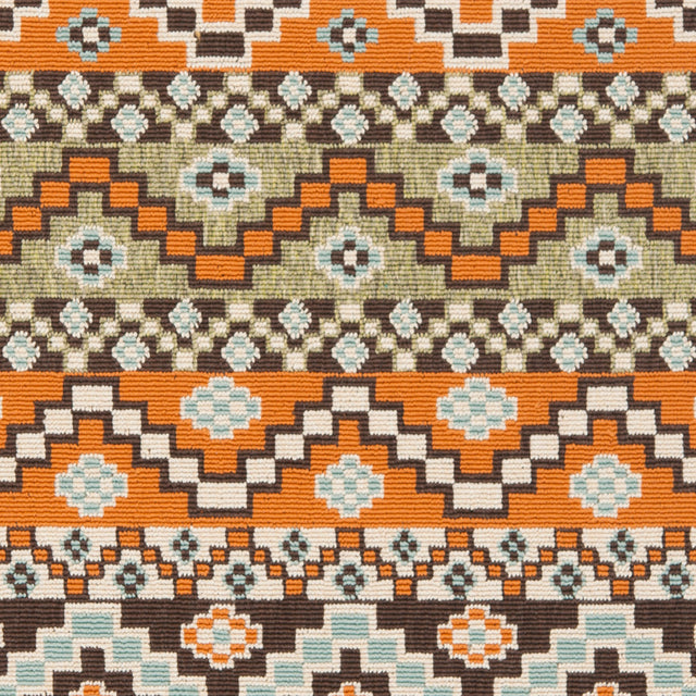 Safavieh Veranda Ver095-752 Terracotta/Chocolate Rug.