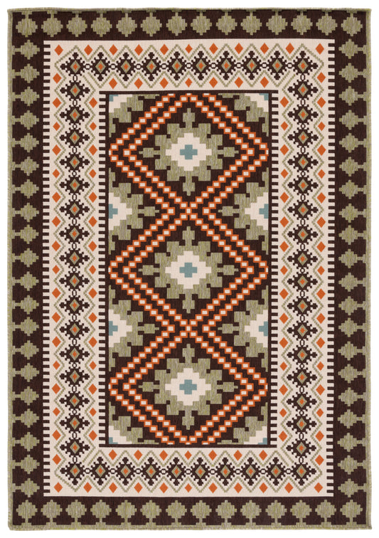 Safavieh Veranda Ver099-725 Brown/Terracotta Area Rug