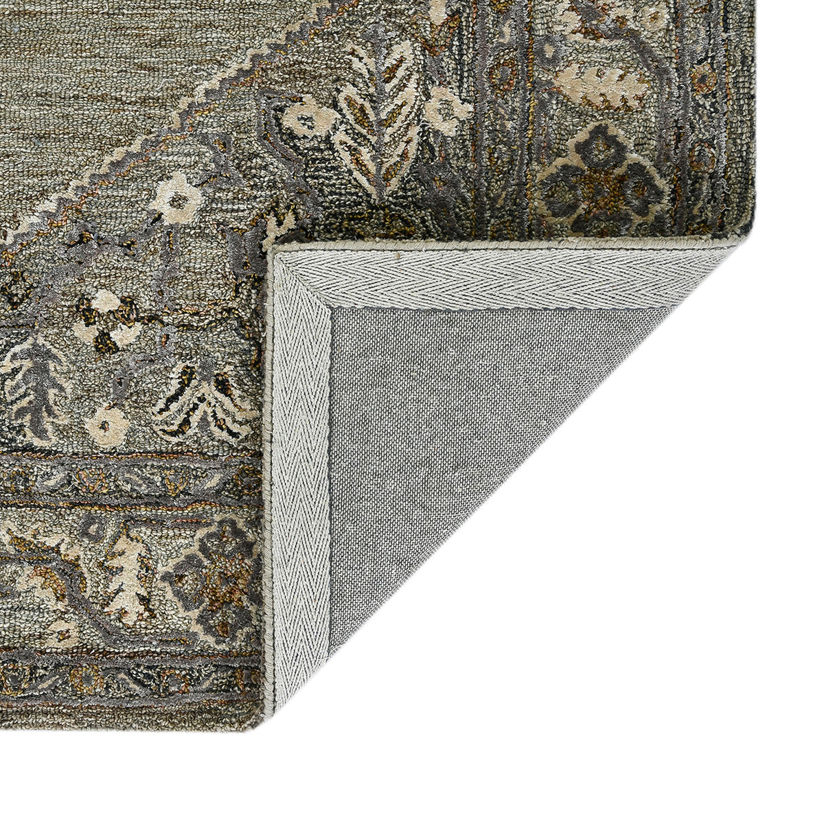 Amer Vestige VES-11 Camel area rug - back view