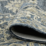 Amer Vestige VES-6 Denim / Gray area rug - rolled view