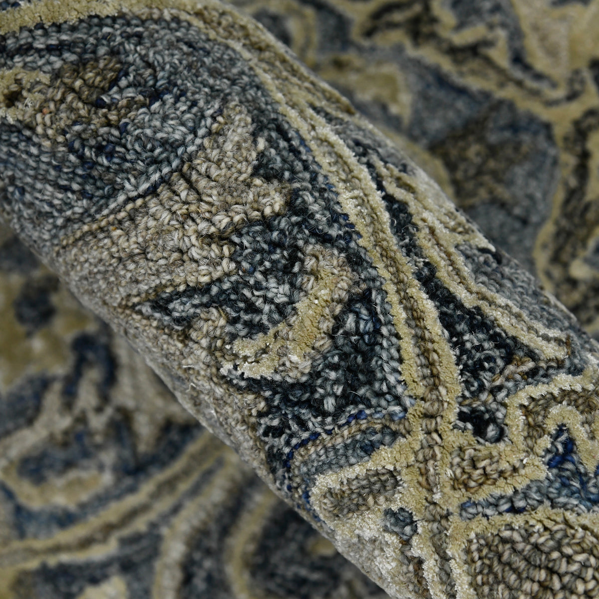 Amer Vestige VES-6 Denim / Gray area rug - color swatch view