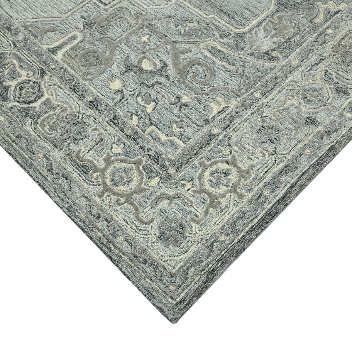 Amer Vestige VES-7 Gray area rug - corner view