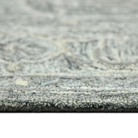 Amer Vestige VES-7 Gray area rug - profile view