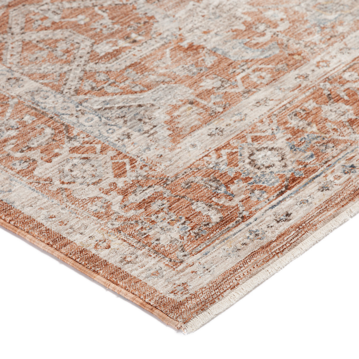 Dalyn Vienna VI1 Machine Made Traditional Orange Rug