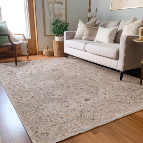 Dalyn Vienna VI3 Machine Made Traditional Ivory Rug