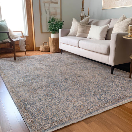 Dalyn Vienna VI5 Machine Made Traditional Blue Rug