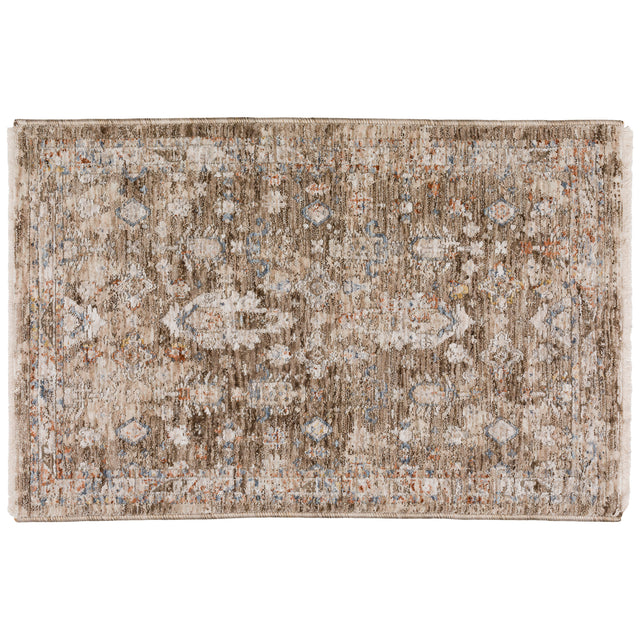 Dalyn Vienna VI6 Machine Made Traditional Brown Rug