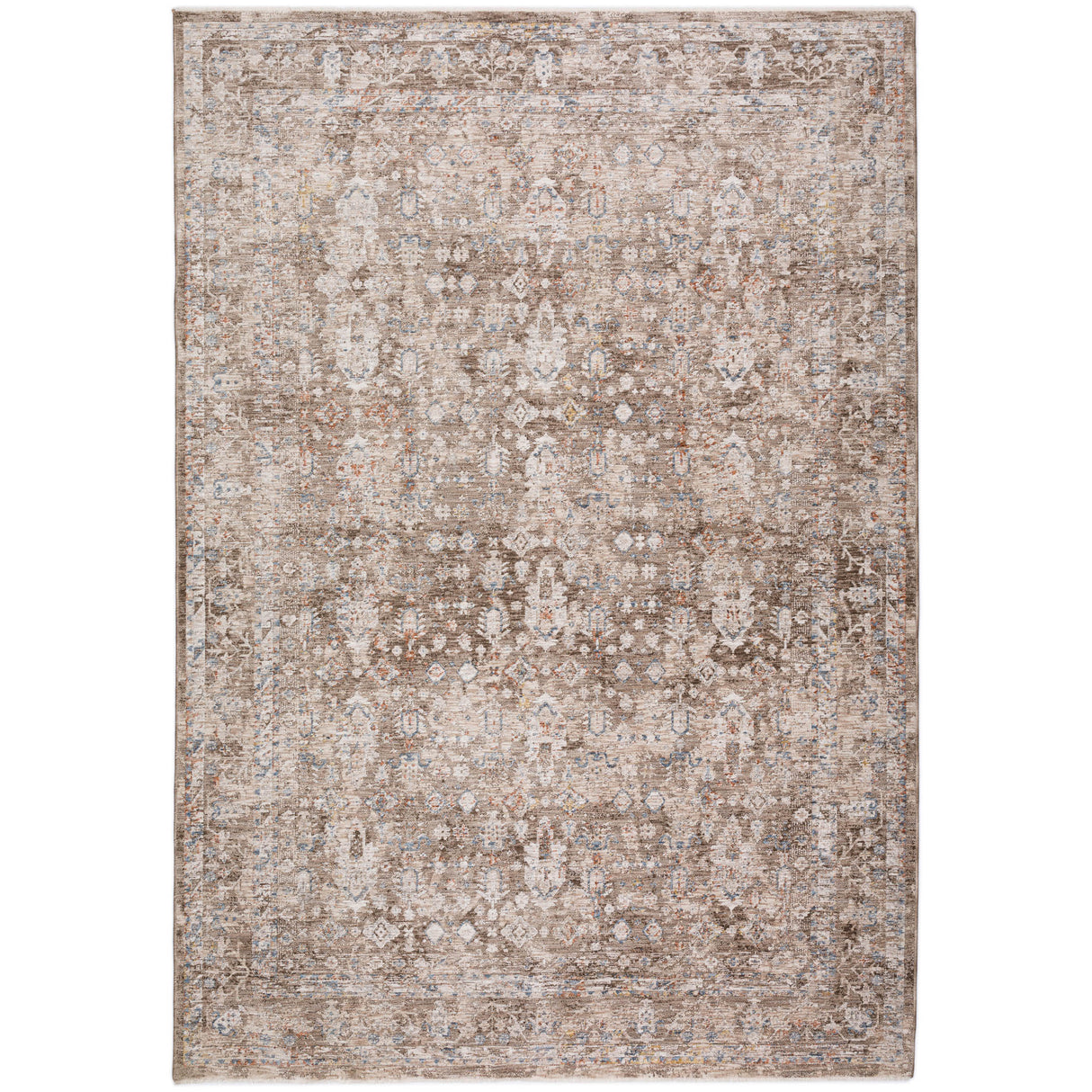 Dalyn Vienna VI6 Machine Made Traditional Brown Rug