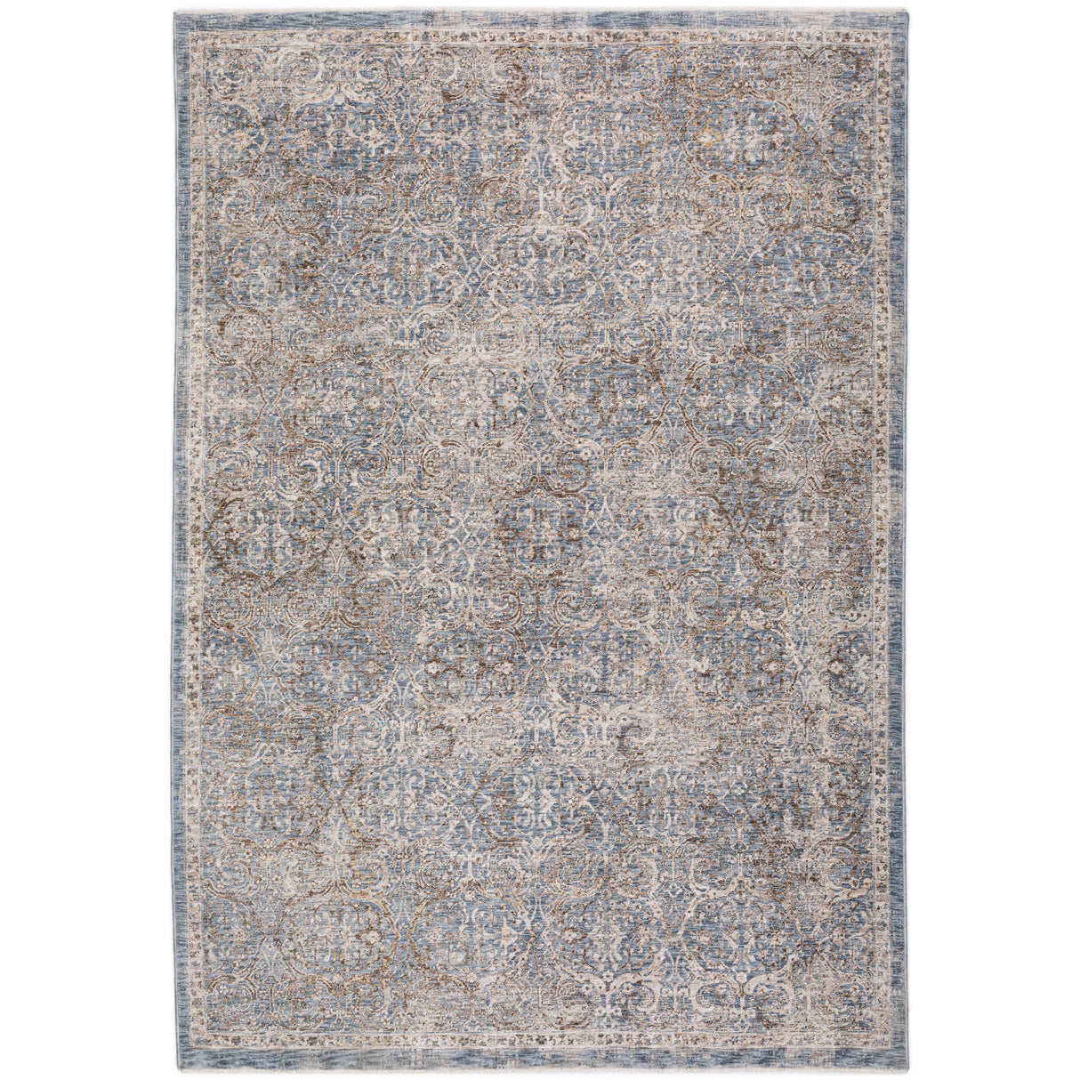 Dalyn Vienna VI7 Machine Made Traditional Blue Rug