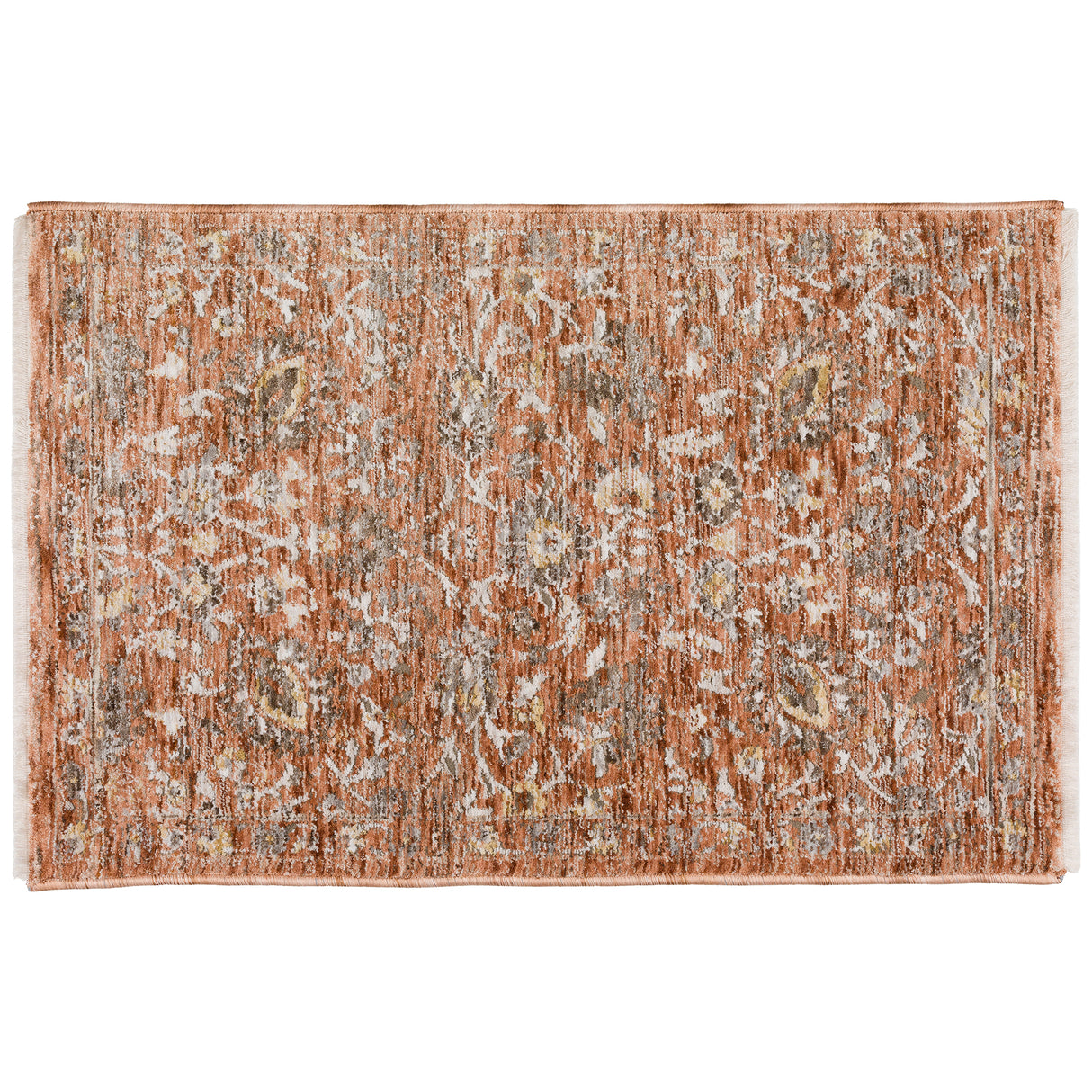 Dalyn Vienna VI9 Machine Made Traditional Orange Rug