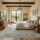 Amer Vintage VIN-10 Polo Blue area rug - lifestyle view