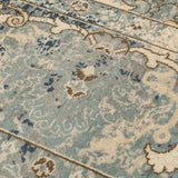 Amer Vintage VIN-10 Polo Blue area rug - close-up view