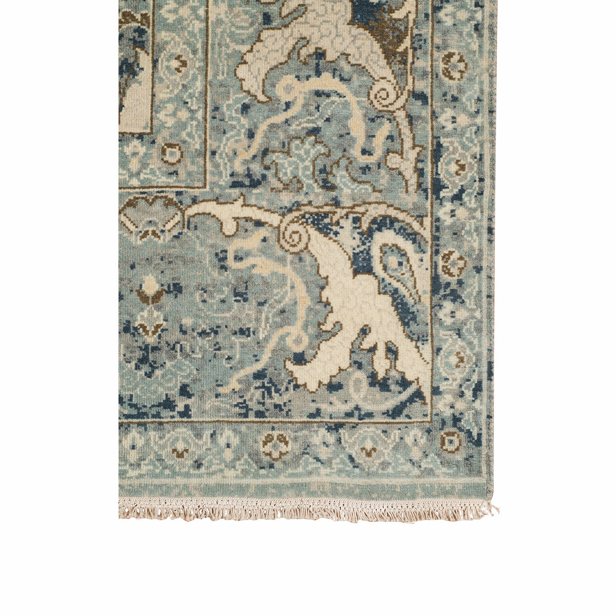 Amer Vintage VIN-10 Polo Blue area rug - corner view