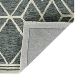 Amer Vista Neutral Geometric Hand-Hooked Gray Area Rug
