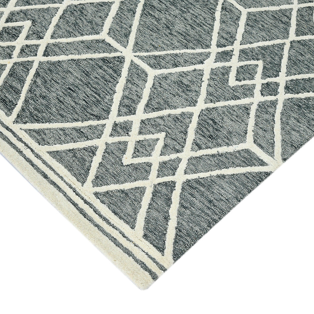 Amer Vista VIS-1 Gray area rug - corner view