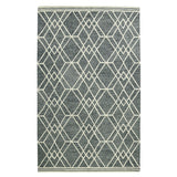 Amer Vista Neutral Geometric Hand-Hooked Gray Area Rug