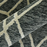 Amer Vista Neutral Geometric Hand-Hooked Gray Area Rug