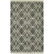 Amer Vista Neutral Geometric Hand-Hooked Khaki Area Rug